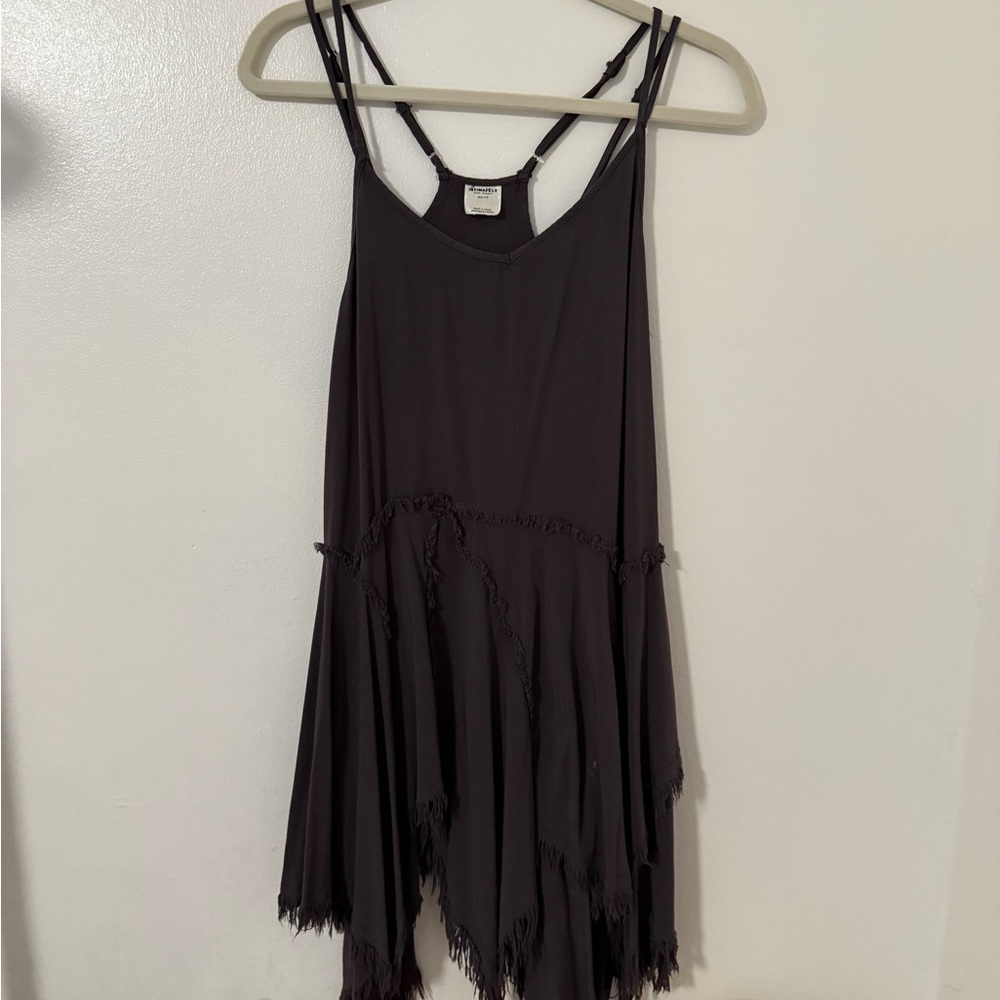 Intimately Free People “Tattered Up Shred Slip Dress”